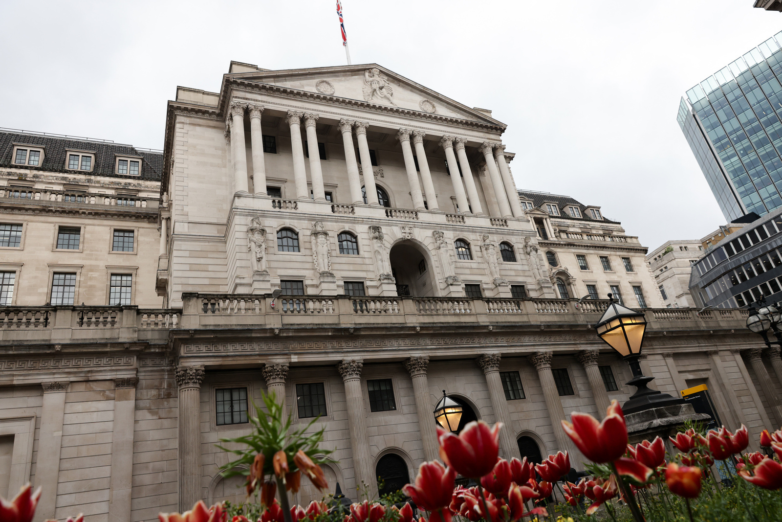Bank of England in London, UK - 23 Apr 2025