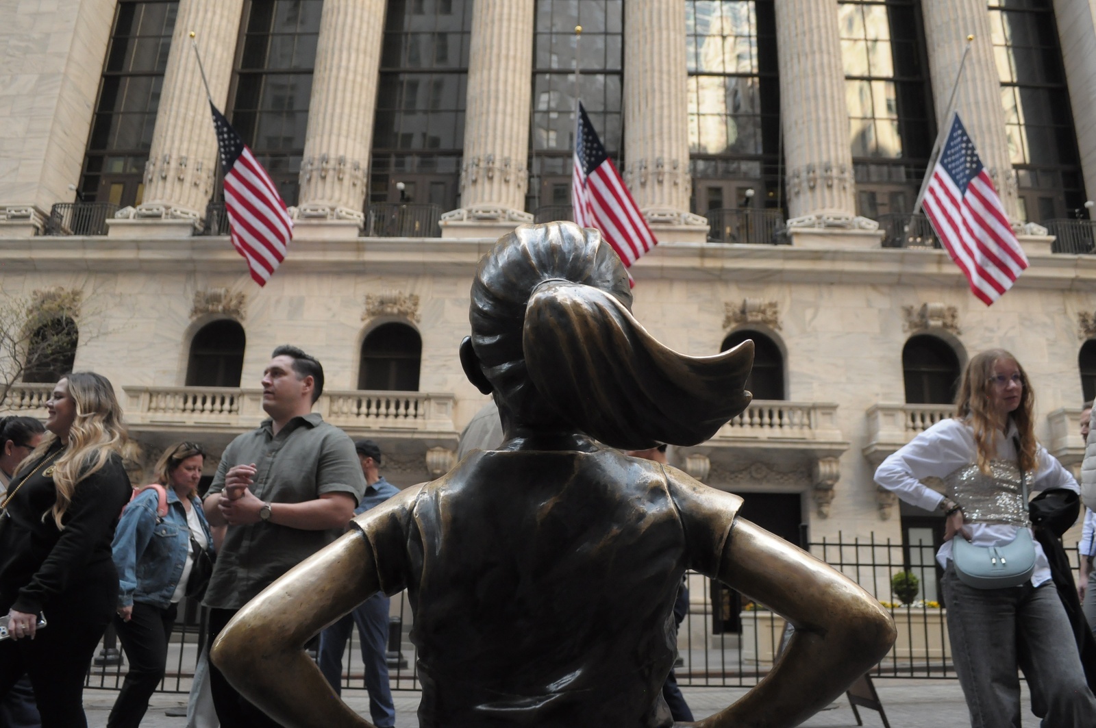 Daily Life in the Financial District, New York City