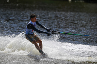 Waterski Trick competition at the 64th Nautique Moomba Masters International Invitational watersport