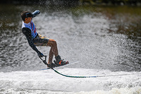 Waterski Trick competition at the 64th Nautique Moomba Masters International Invitational watersport
