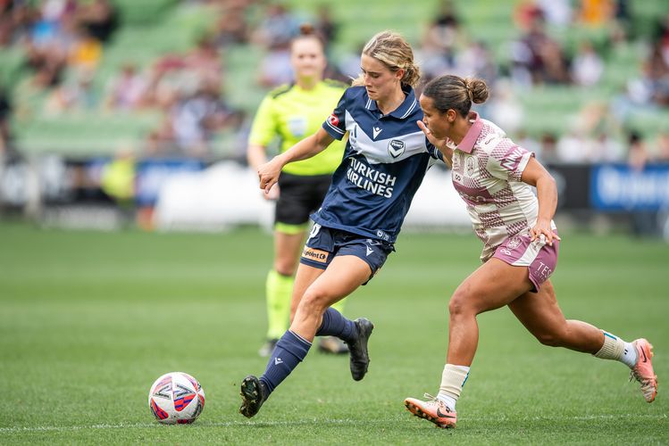 Melbourne Victory Vs Brisbane Roar in Melbourne, Australia