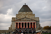 ANZAC Day Dawn Service in Melbourne, Australia