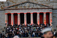 ANZAC Day Dawn Service in Melbourne, Australia
