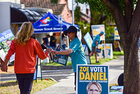  Australian Federal election in Melbourne, Australia - 03 May 2025