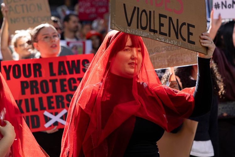 Stop domestic violence march in Melbourne