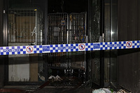 Woolworths on fire in Melbourne, Australia - 16 May 2025