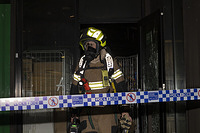 Woolworths on fire in Melbourne, Australia - 16 May 2025