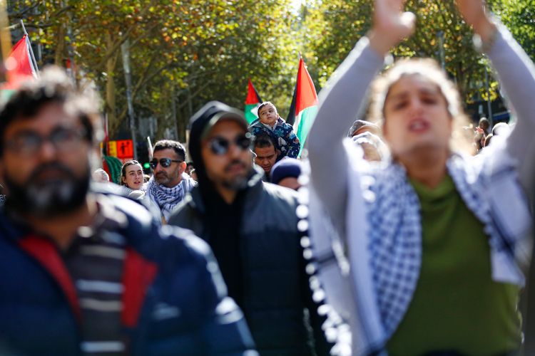 Nakba Day Rally in Melbourne, Australia