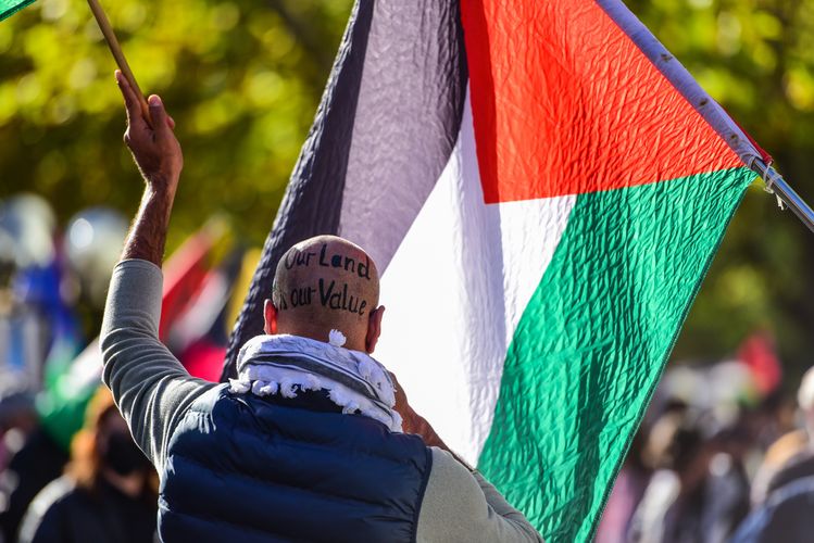 Nakba day protest in Melbourne, Australia - 18 May 2025