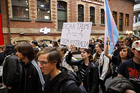 Anti-Trump rally in Melbourne, Australia - 24 May 2025